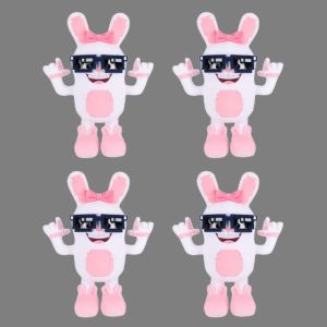 boppin bunny plush 4pcs